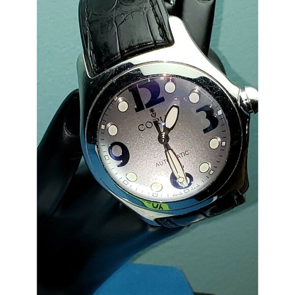 Corum Bubble Steel Automatic Watch Leather Men's Jewelry 82.150.20 Swiss WR - Picture 9 of 11